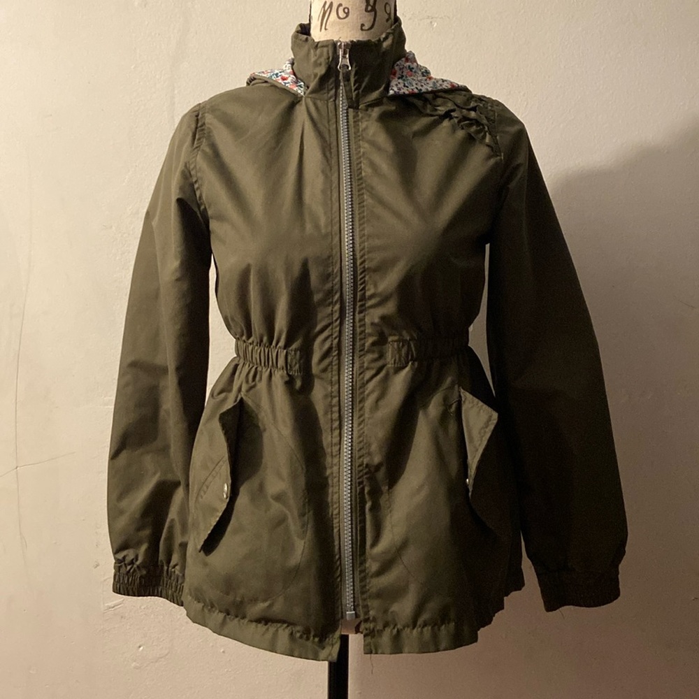 Army Green Rain Coat